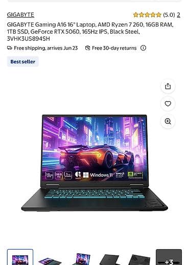 gaming laptops: Игровой, Новый, AMD Ryzen 7, ОЗУ, RAM: 16 ГБ — 1