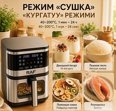 deepcool da: 🍗 АЭРОГРИЛЬ RAF AIR FRYER R5386 8 ЛИТРОВ 2200W 🍗 🔥 Готовьте вкусно — 4