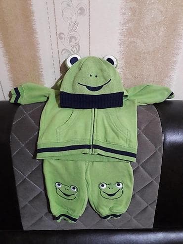 nike tech: Тёплый костюм с шапкой со Штатов на 3-6 месяцев — 1