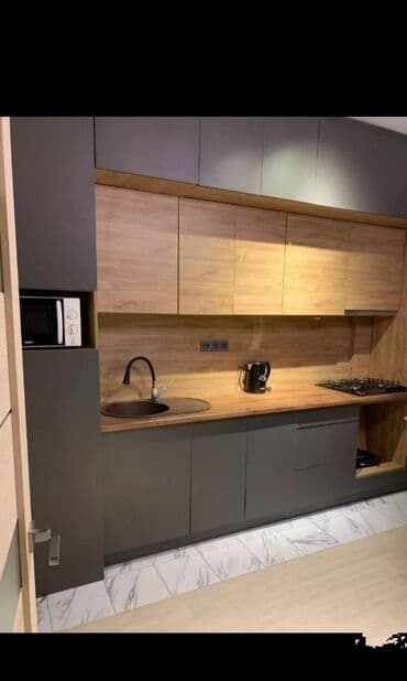 элитные кухонные гарнитуры: Ашкана гарнитуру, Жаңы, түсү - Саргыч боз, Өзү алып кетүү, Акысыз жеткирүү, Акылуу жеткирүү — 9