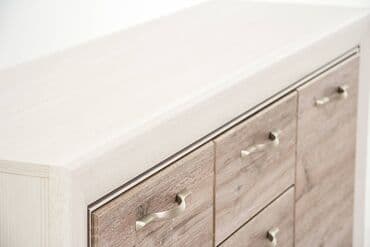 офисные мебели: Тумба и подставка для телевизора, Новый, Напольная, МДФ, Бесплатная доставка, цвет - Бежевый — 2