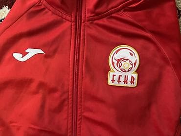 Мужская одежда: Красная спортивная кофта/реглан Joma с эмблемой ФФКР (Федерация — 3