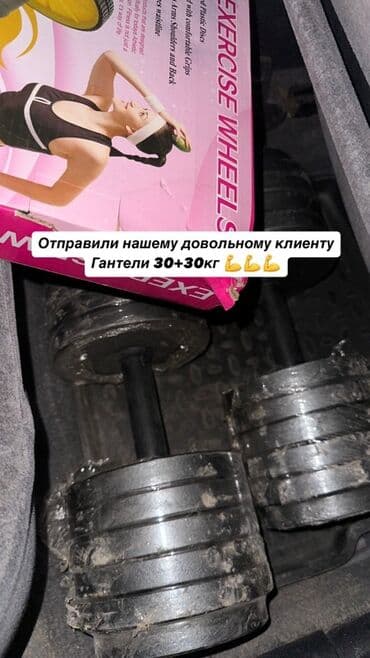 гантели для начинающих дома: Набор разборных гантелей общим весом 60 кг. Удобный вариант для — 1