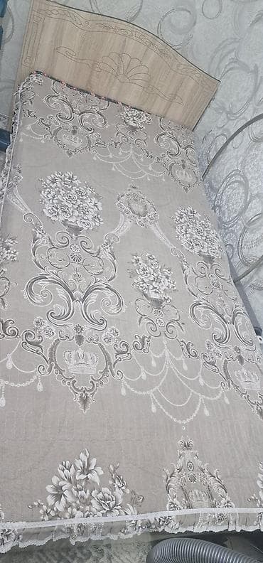 Уктоочу бөлмө гарнитурлары: Уктоочу бөлмө гарнитуру, Жаңы, Бир кишилик керебет, Кыргызстан, Жыгач, Акылуу жеткирүү, түсү - Саргыч боз — 1