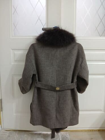 пиджак короткий: Куртка зимняя опушка натуральный енот сероголубая покупала в москве — 5