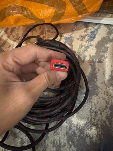 кабель ethernet: HDMI-кабель в тканевой оплётке - Разъёмы: HDMI (штекер–штекер) — 2