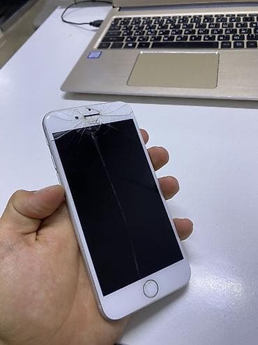 iphone 8 цена бу: IPhone 8, 64 ГБ, цвет Silver (белый) Экран треснутый акб 78% Тач айди — 4