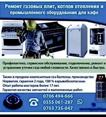 Профессиональный ремонт и обслуживание газового оборудования. Выезд и