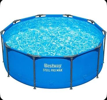 Бассейны: Каркасный бассейн Bestway Steel Pro MAX Купить в Бишкеке 305×100 см — 8