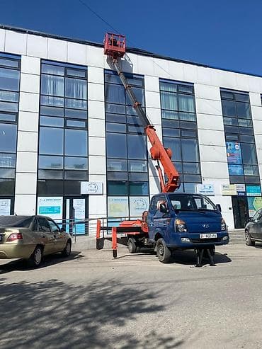 Услуги автовышки для высотных работ - Компактная автовышка на базе