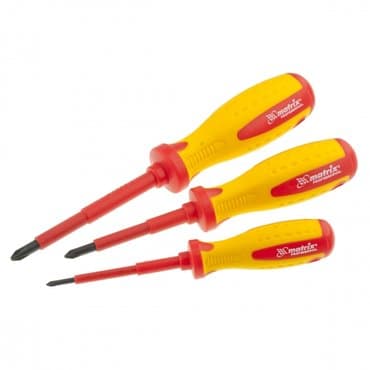 инструменты для электриков: Набор отверток диэлектрических до 1000В, пробник до 250В — 2