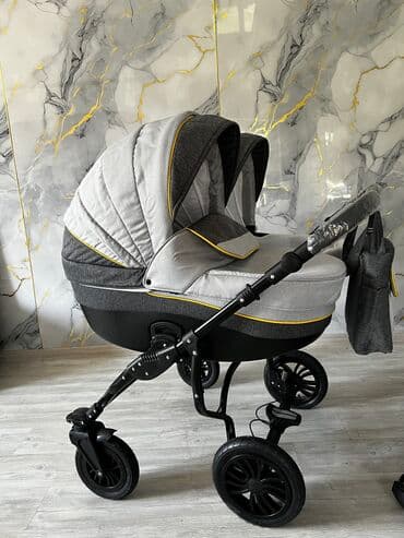купить прогулочную коляску недорого: Коляска, цвет - Серебристый, Новый — 3