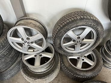 глушитель на е39: Колеса в сборе 205 / 60 / R 16, Зима, Комплект, Литые, отверстий - 5 — 4