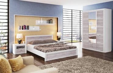 ищу кровать: Артикул: 00015419 Оливия Кровать 160, вудлайн кремовый/дуб анкона — 2