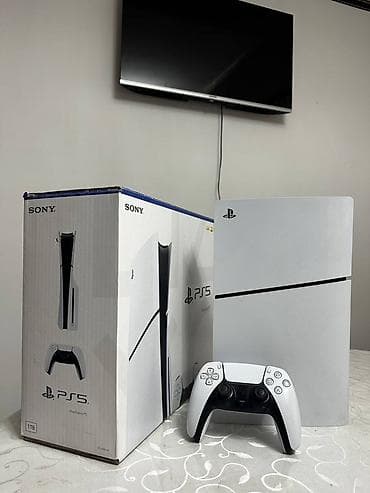 Техника жана электроника: PlayStation 5 (версия с дисководом) + контроллер DualSense — 3