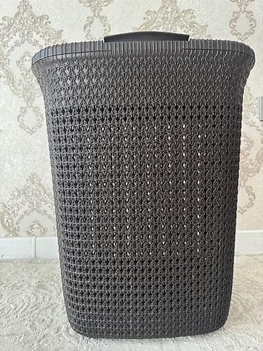 банный веник: Корзина для вещей, цвет - Коричневый, Б/у — 3