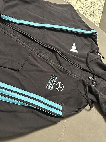 Мужская толстовка, S, Adidas, Новый, цвет - Черный, Бесплатная доставка — 2