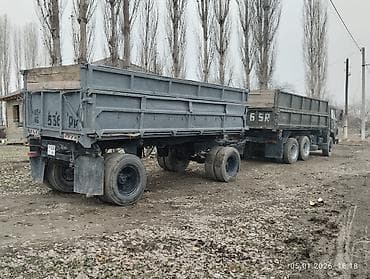 2 мостовый: Тягач, Камаз, 1992 г., Самосвал — 2