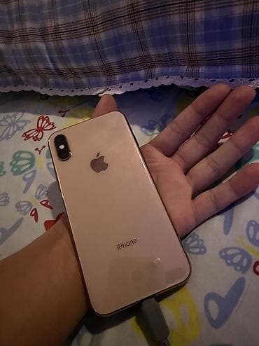 IPhone Xs, Б/у, Золотой, Кабель
