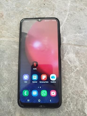 Samsung Galaxy A02 S, Колдонулган, 64 ГБ, түсү - Көк, 2 SIM — 1
