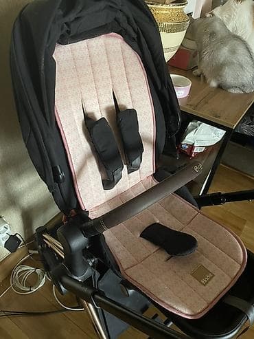 Коляски: Коляска, Cybex, цвет - Черный, Б/у — 4