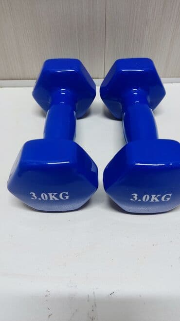 гантели наборные хромированные: Набор виниловых гантелей 2 шт по 1 кг, 2 кг, 3 кг — представляет — 4