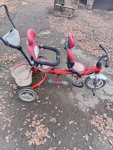 Велосипеды: Детский трёхколёсный велосипед-тандем для двоих детей. Особенности и — 3