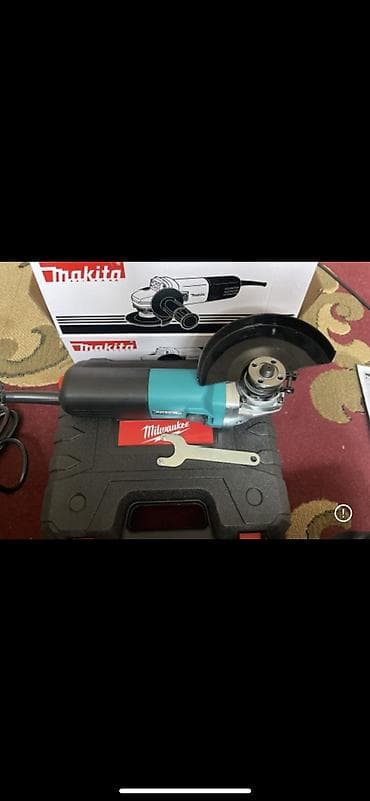 Инструменттер: Жаңы, Электр кубатынан, Makita, 125 мм, 11000 мүнөтүнө айлануулар — 2