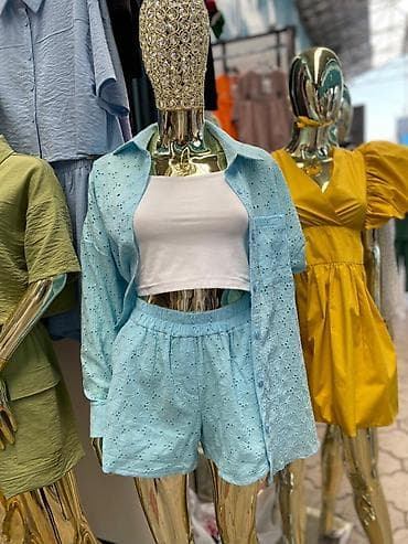 брюки мужские лето: 🔥 Летний костюм (двойка): рубашка + шорты Стильный, удобный и — 2