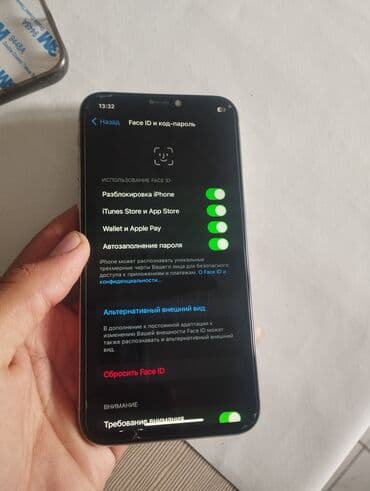 часы apple watch 9: IPhone X, Колдонулган, 256 ГБ, Ак, Заряддоочу түзүлүш, Каптама, 100 % — 5