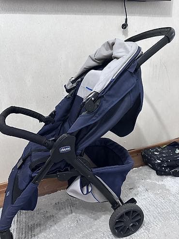 коляска стокке цена: Коляска, Chicco, цвет - Голубой, Б/у — 4