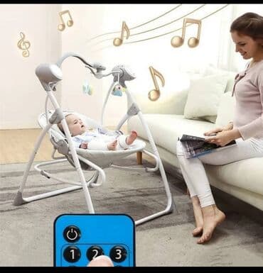 стол трансформер 2 в 1: Люлька, Жаңы, Бешик, Термелүүчү, түсү - Ак, Өзү алып кетүү, Акылуу жеткирүү — 5