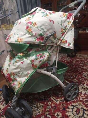 дождевик на коляску: Коляска, Б/у — 1