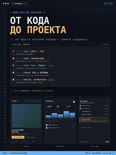 школа частный: Индивидуальное обучение Frontend-разработке с нуля — 500 сом/час — 4