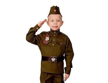 безрукавка жилетка: Детский костюм «Юный солдат» 100% 💯 х/б материал - Комплект в стиле — 1