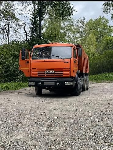 КАМАЗ самосвал 6x4 (оранжевый) - Классический трехосный самосвал
