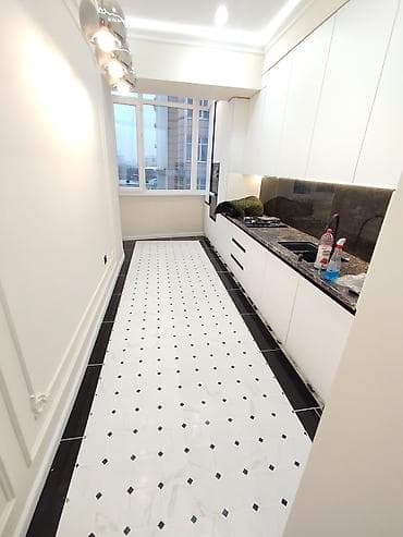 кафель продажи: Плиточные работы: укладка керамогранита «кабанчик 8×8» с вставками - — 4