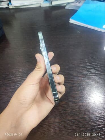 купить телефон пока x3 pro: IPhone 13 Pro, Б/у, 256 ГБ, White Titanium, Чехол, 86 % — 7