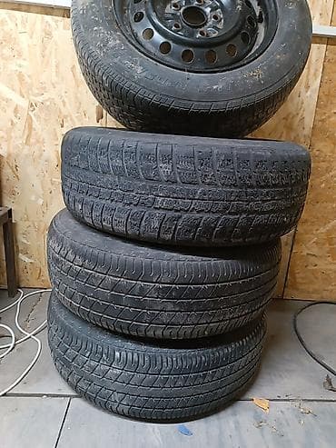 195 65 15 с: Колеса в сборе 215 / 65 / R 15, Всесезонная, Б/у, Комплект, Легковые, Железные, отверстий - 5 — 3