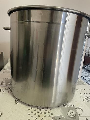 кастро: Кастрюля/бак из нержавеющей стали GAELEPHANT с крышкой. Срочно продаю — 5