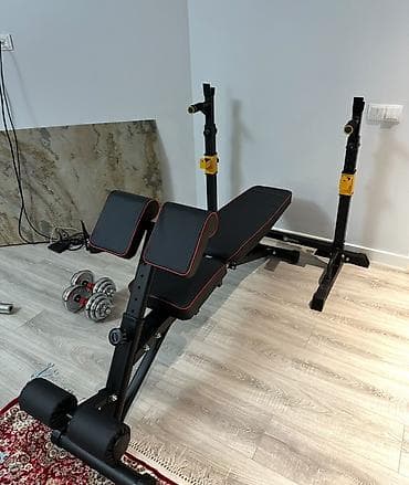 гиперэкстензия: Многофункциональная силовая скамья 14500с / с регулируемыми стойками — 2