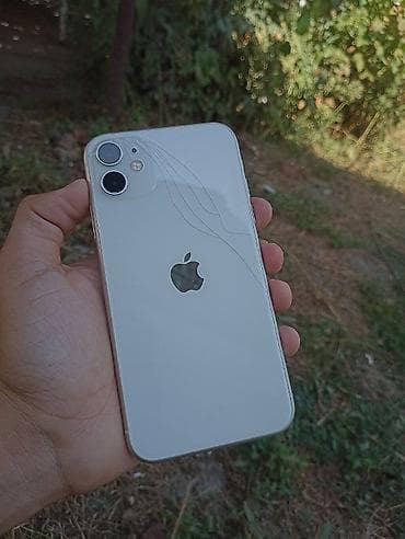 cs 55 plus: IPhone 11, Б/у, 64 ГБ, Серебристый, Защитное стекло, 66 % — 2