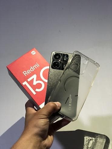 Redmi, Redmi 13C, Б/у, 128 ГБ, цвет - Серый, 2 SIM