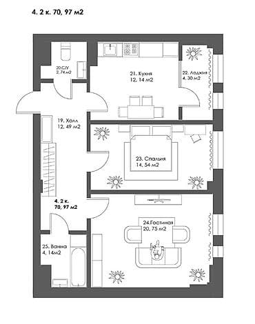 Новостройки от застройщика: 🏢 Продаются квартиры в жилом комплексе «Семетей» от строительной — 3