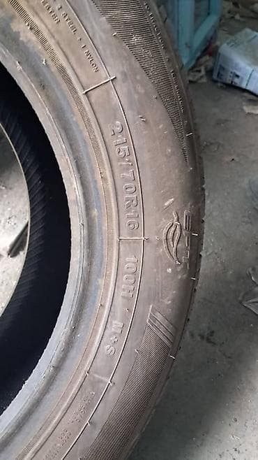 Шины: Летняя/всесезонная шина 215/70 R16 100H (маркировка M+S) - Размер — 4