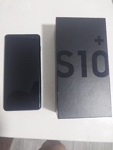 Техника жана электроника: Samsung Galaxy S10 Plus, 128 ГБ, түсү - Боз — 2