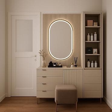 мебель дешево: Гарнитур для прихожей, Новый, Шкаф, Бесплатная доставка, цвет - Бежевый — 8