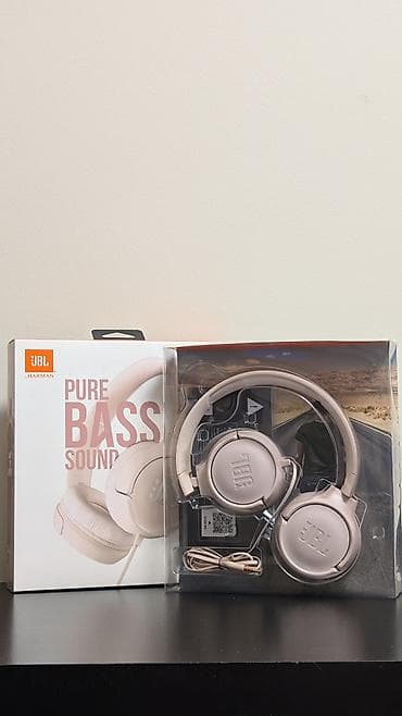 Беспроводные полноразмерные наушники: Проводные накладные наушники, JBL, Новый, цвет - Розовый — 7