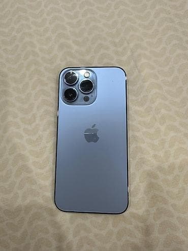 IPhone 13 Pro, Б/у, 256 ГБ, Sierra Blue, Зарядное устройство, 100 %