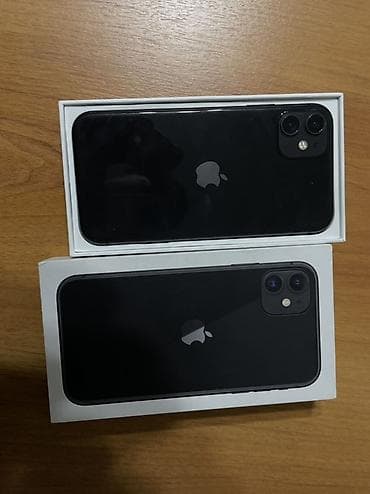 iphome 11: IPhone 11, Б/у, 128 ГБ, Черный, Коробка, 73 % — 2